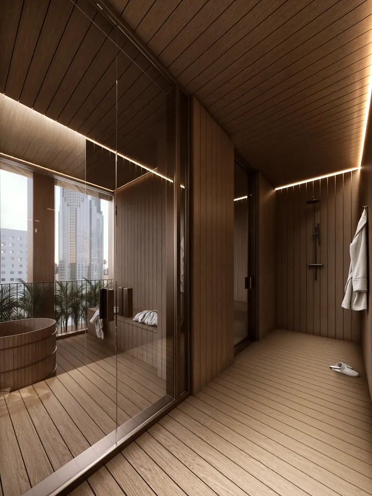 Sauna Auris Residenze - Pavimento Wellness