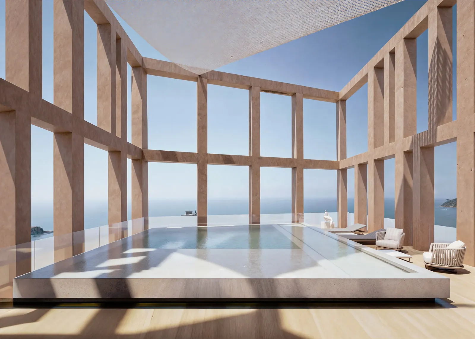 Rooftop Auris Residenze - Piscina infinita com vista panorâmica de Balneário Camboriú